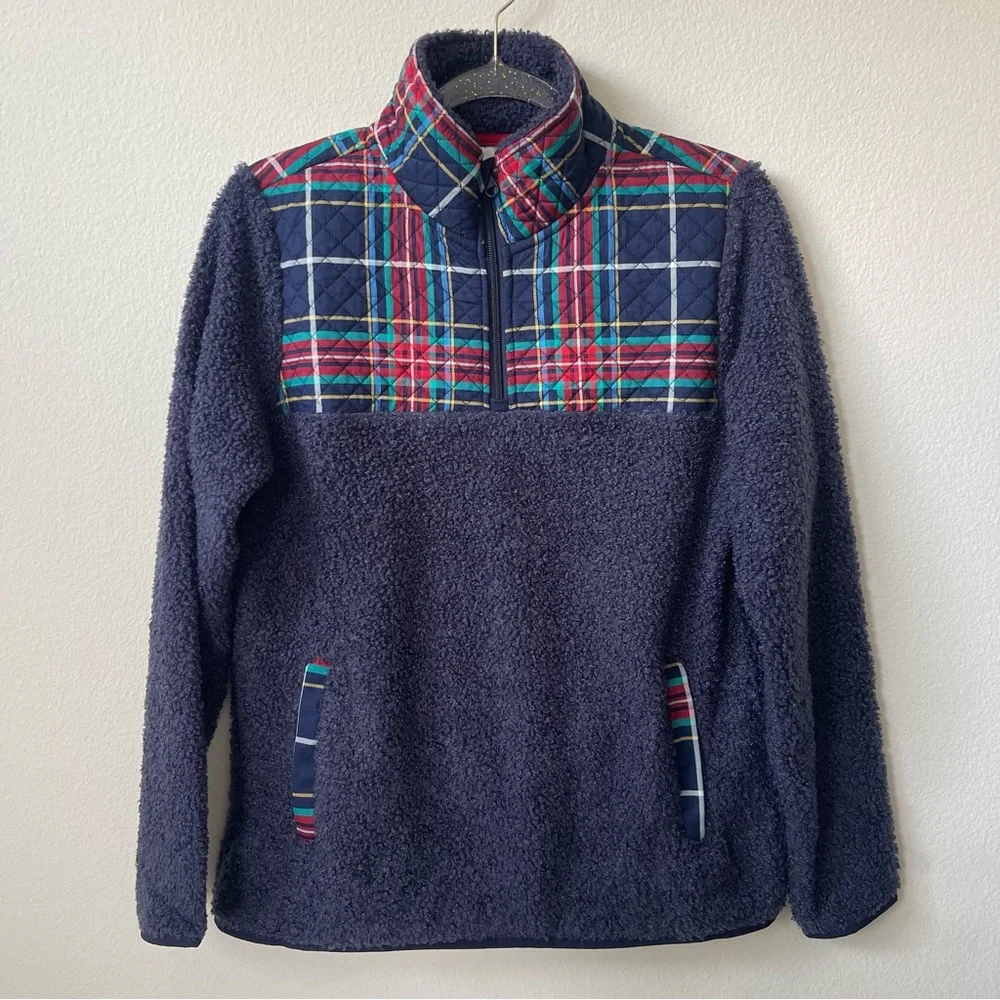 VERA BRADLEY Teddy Fleece Pullover Tartan Plaid BRAND NEW WITH TAG - Picture 3 of 11